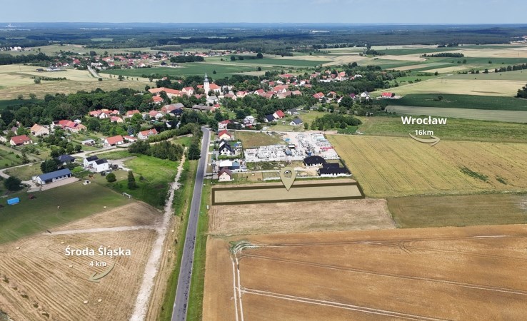 działka na sprzedaż - Środa Śląska (gw), Święte